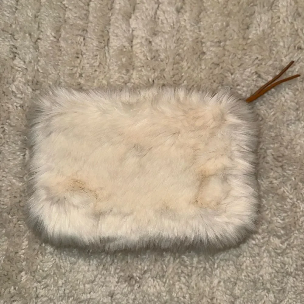 NORDSTROM Faux Fur Pouch